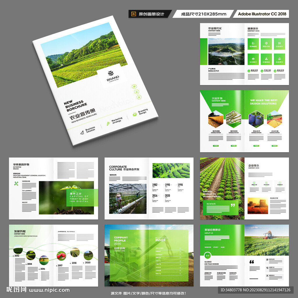 农产品画册