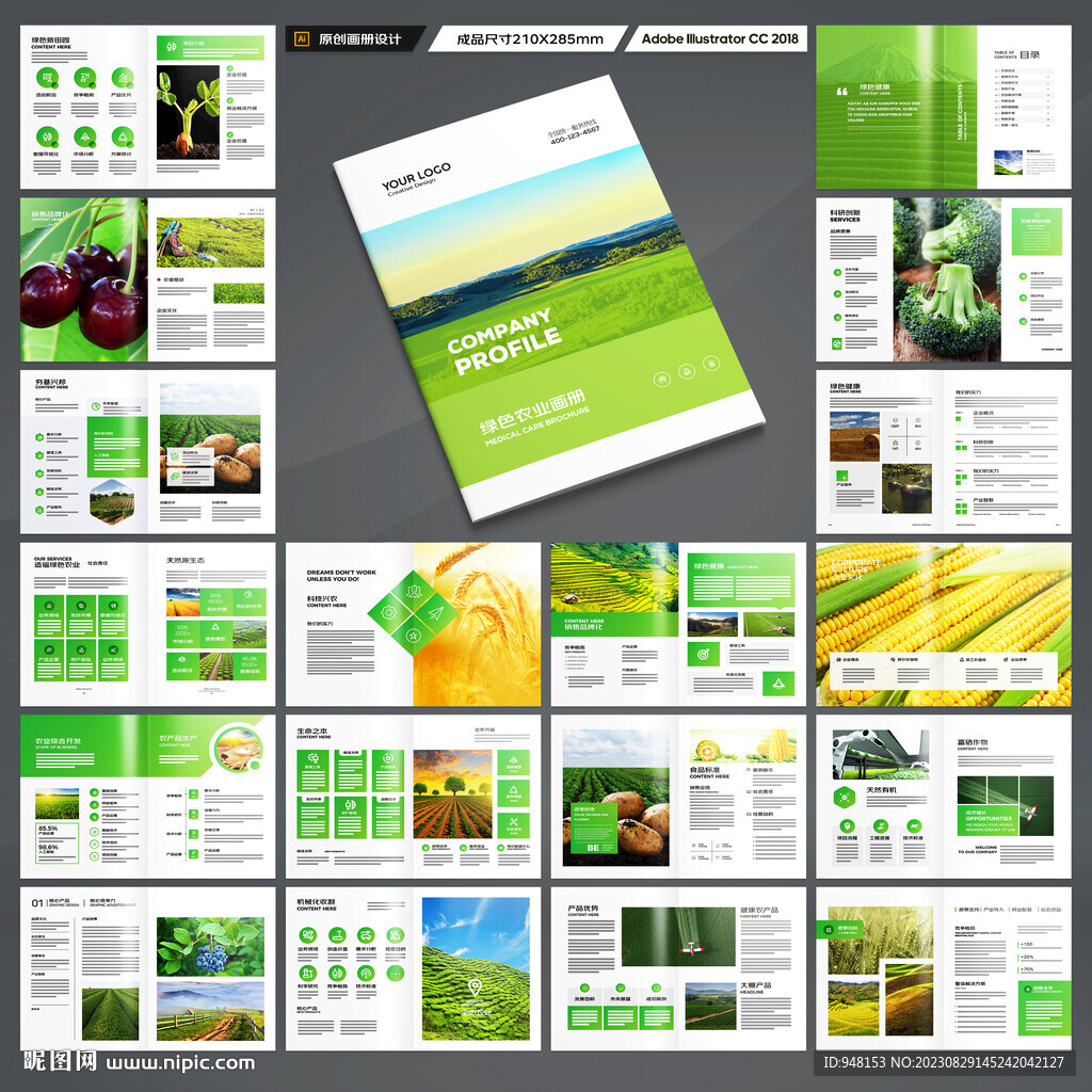 农业合作社画册