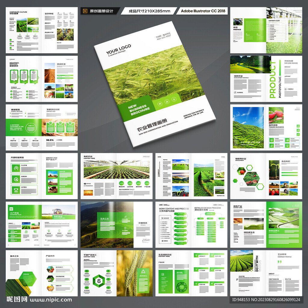 农业合作社画册