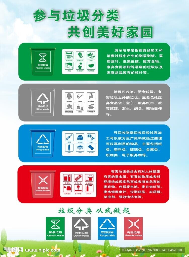 参与垃圾分类
