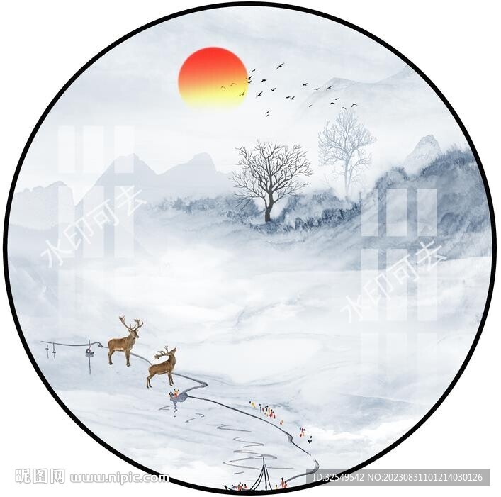山水画