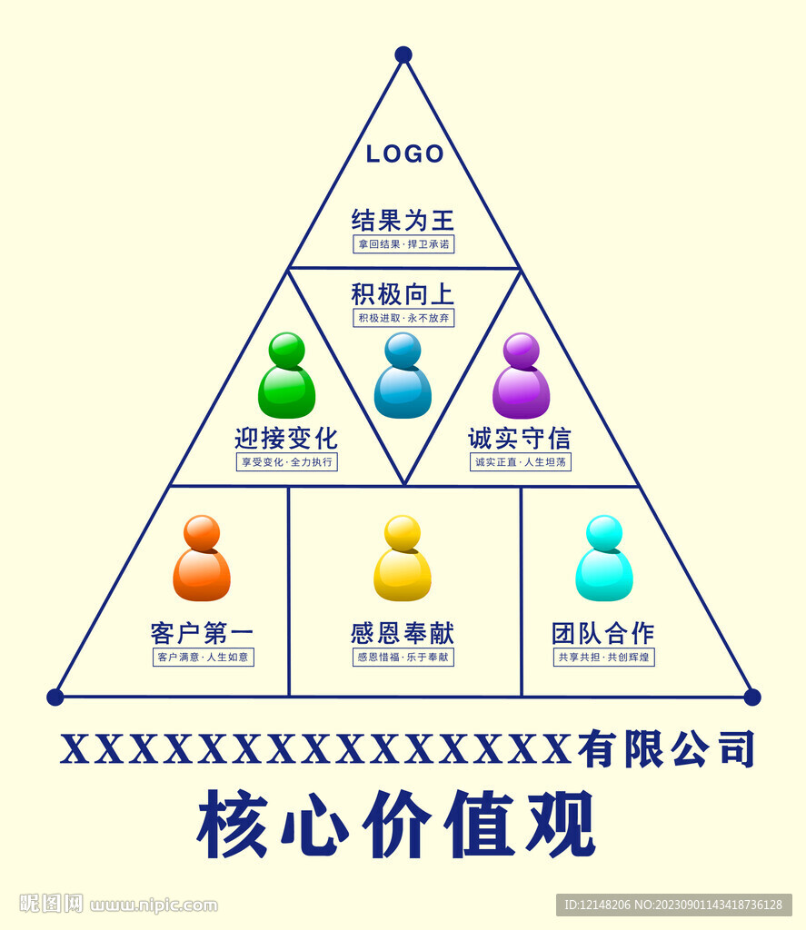 公司企业文化墙