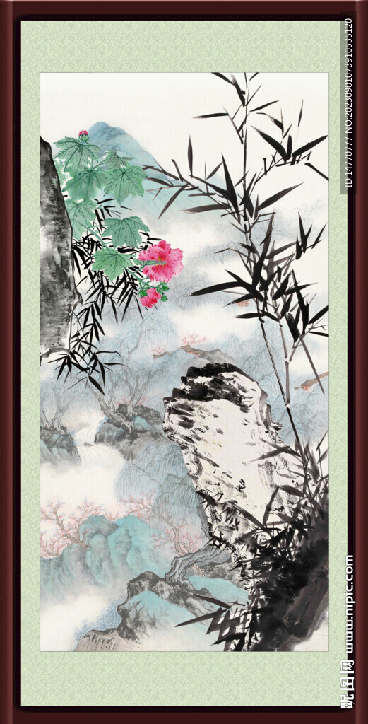 水墨竹子