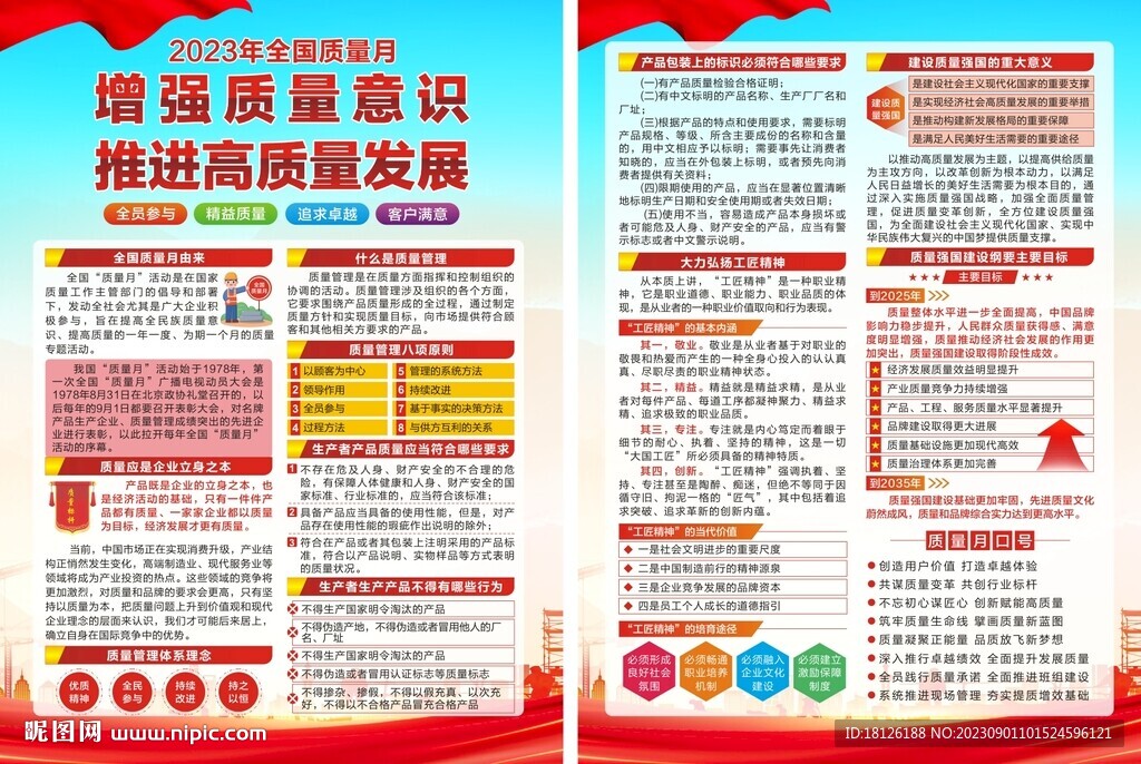 2023年质量月宣传单