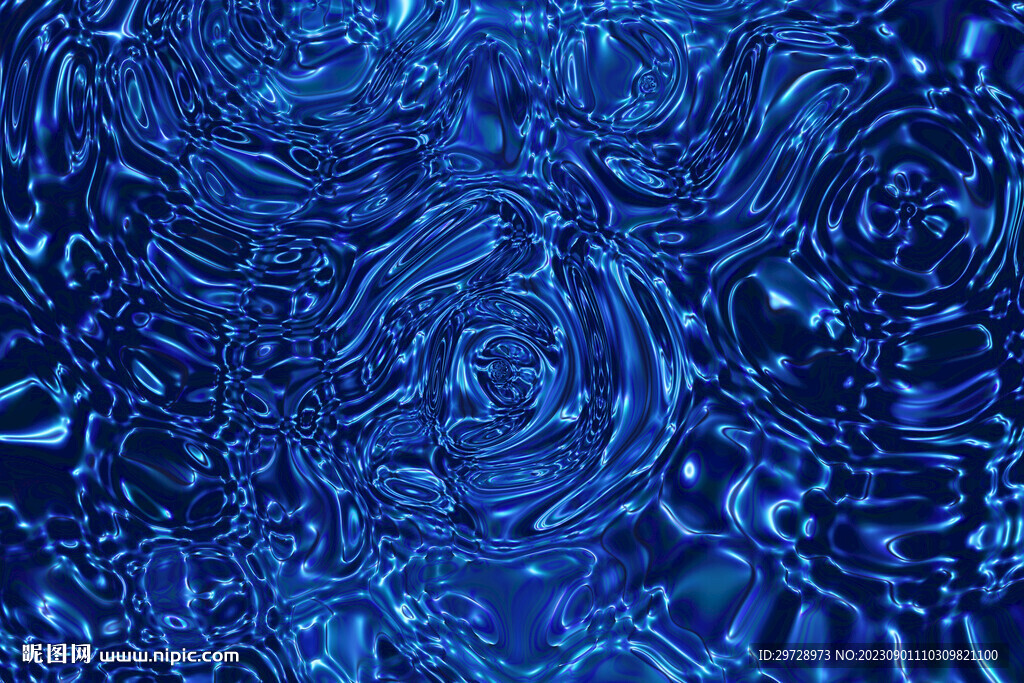 深蓝色水波纹