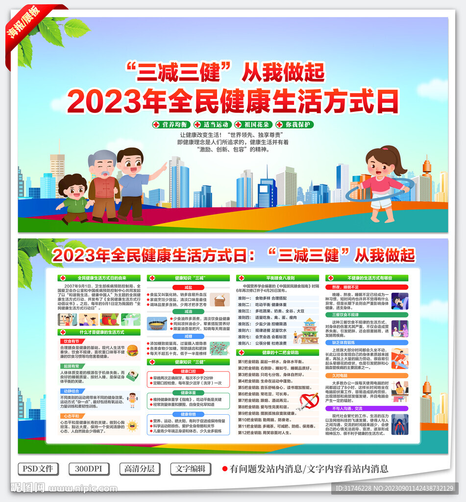 2023年全民健康生活方式日