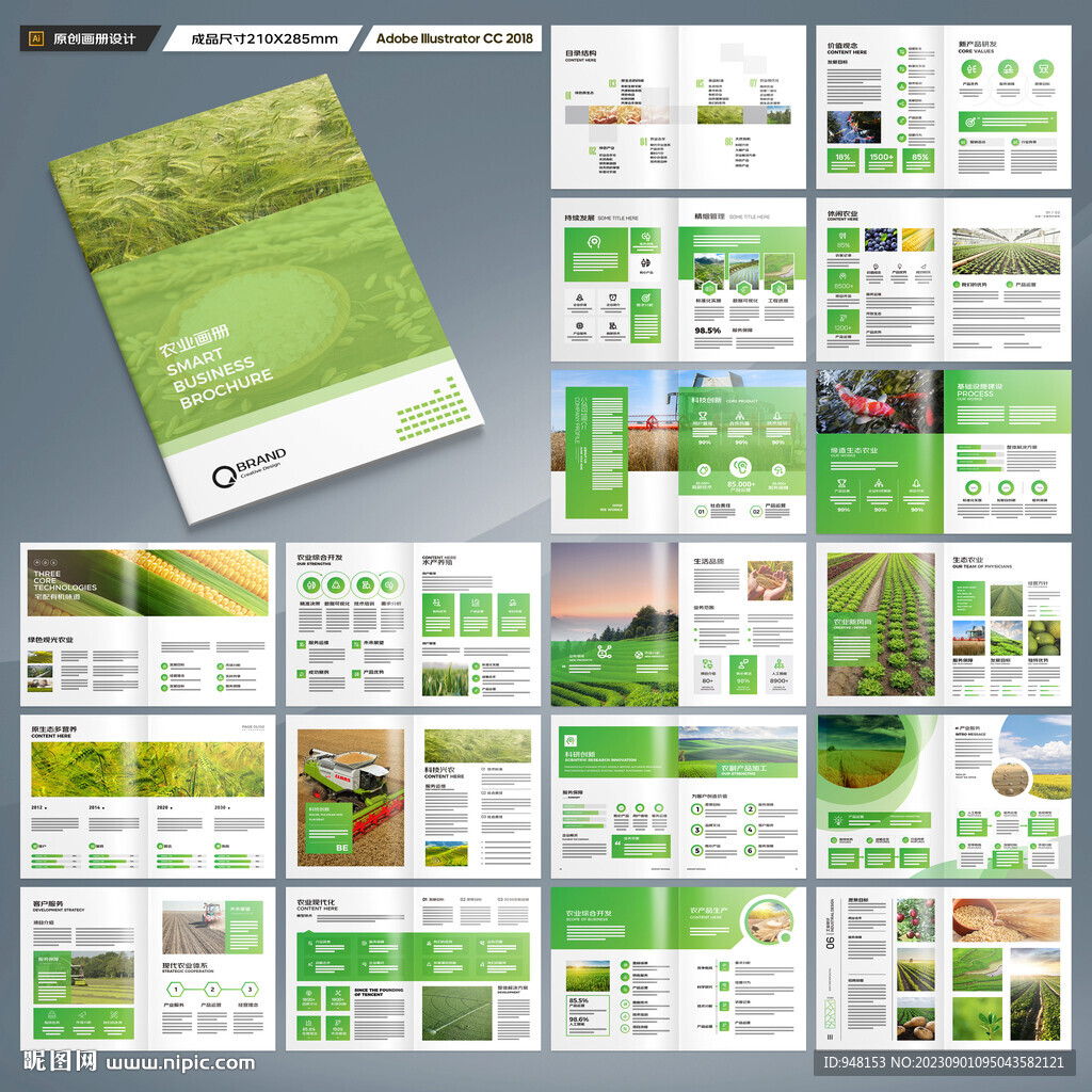 农业合作社画册
