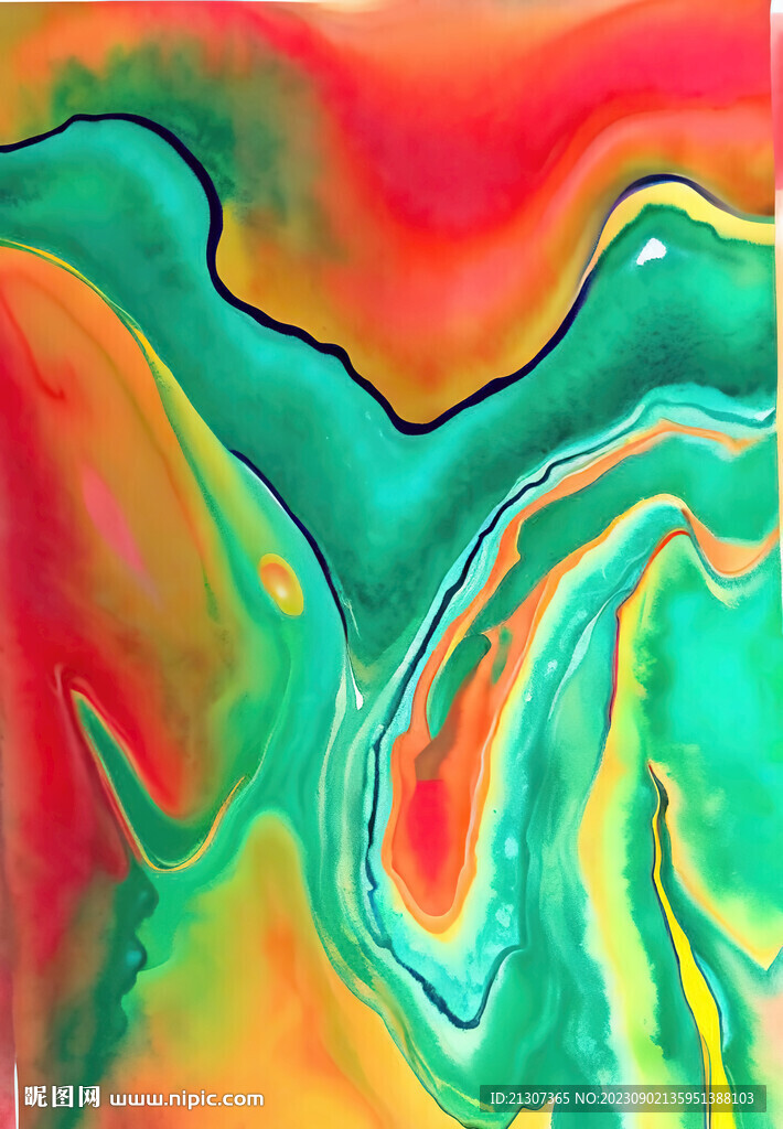 绿色抽象肌理