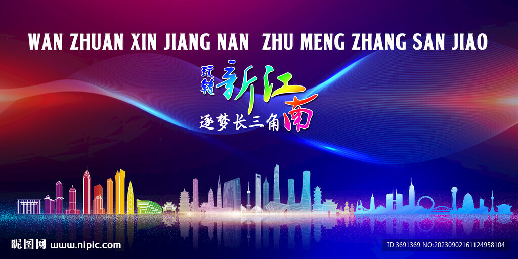 长三角经济圈海报