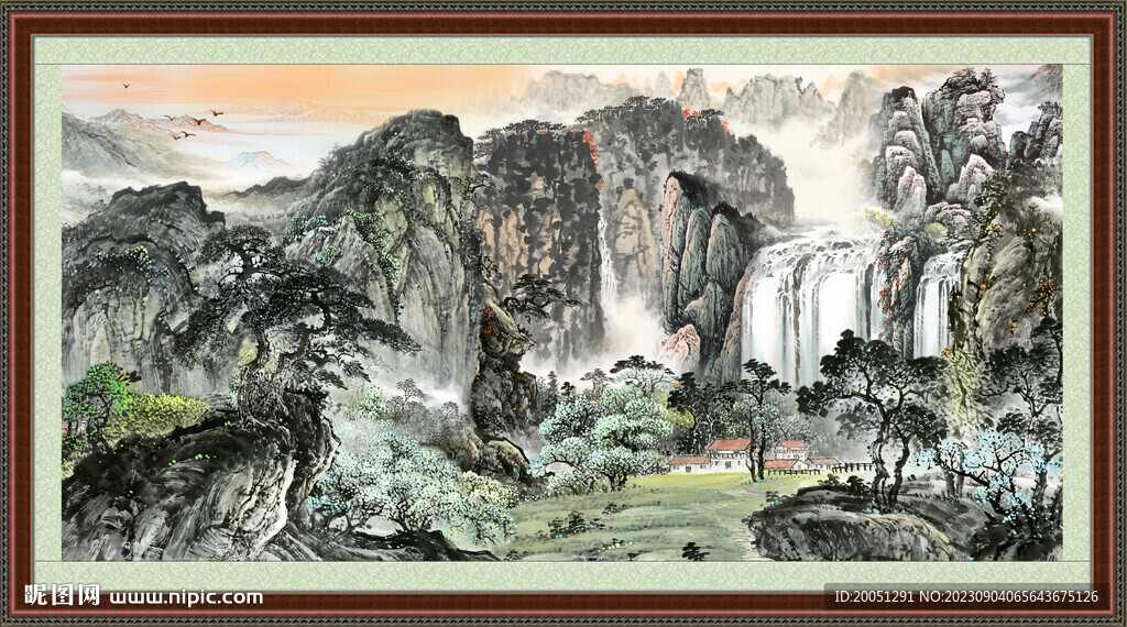 中国画山水