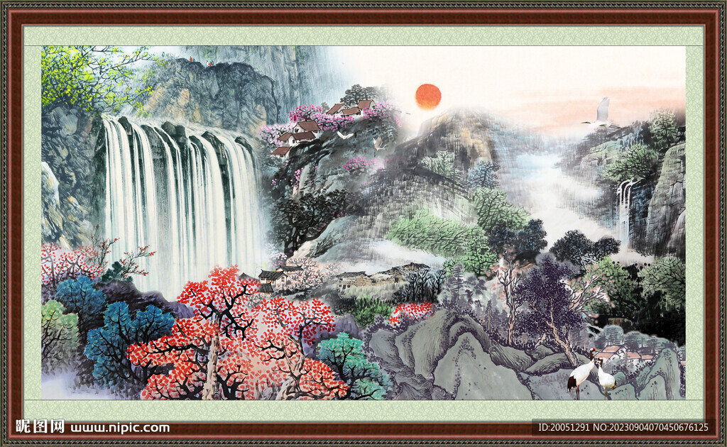 山水 