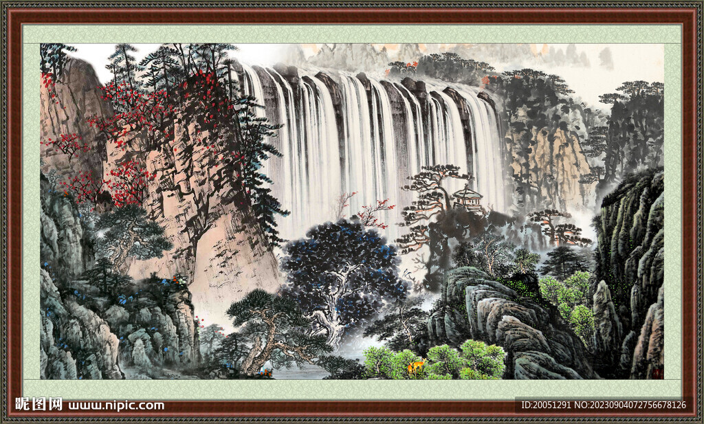 中国画山水