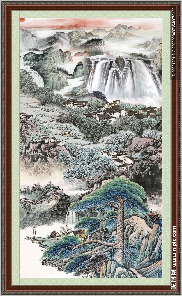 山水国画 