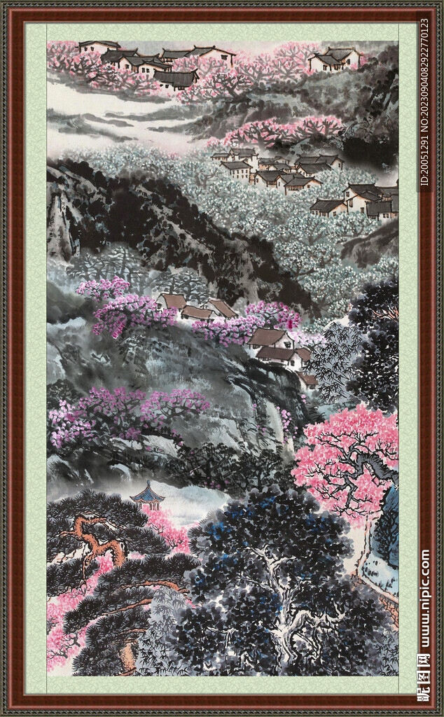 山水国画 