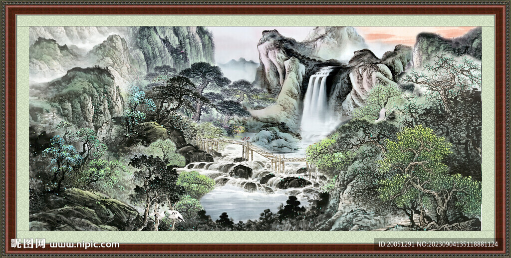 国画风景画 