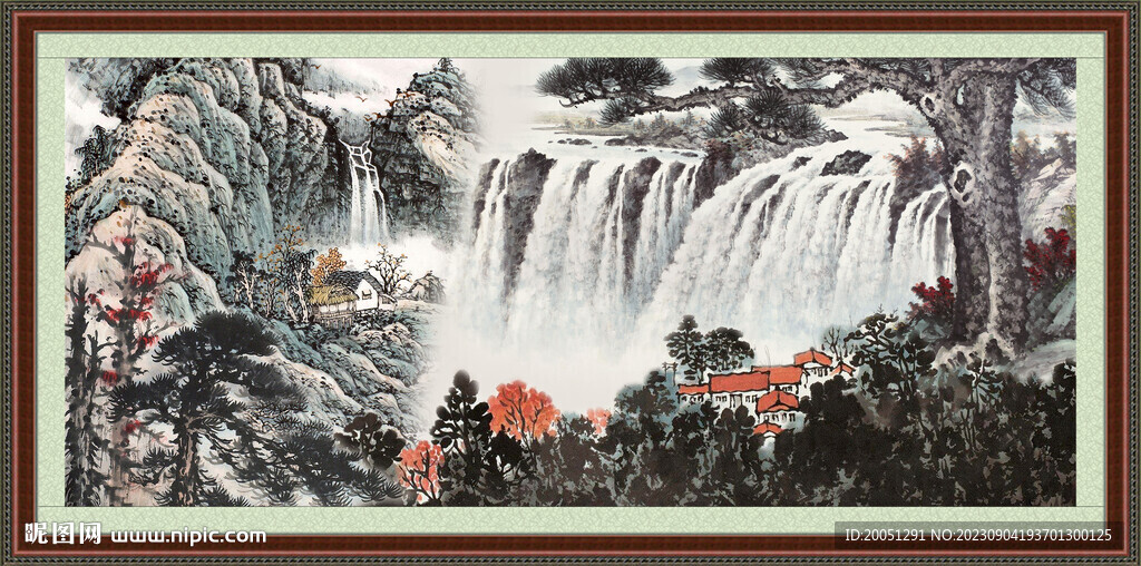 中国画山水