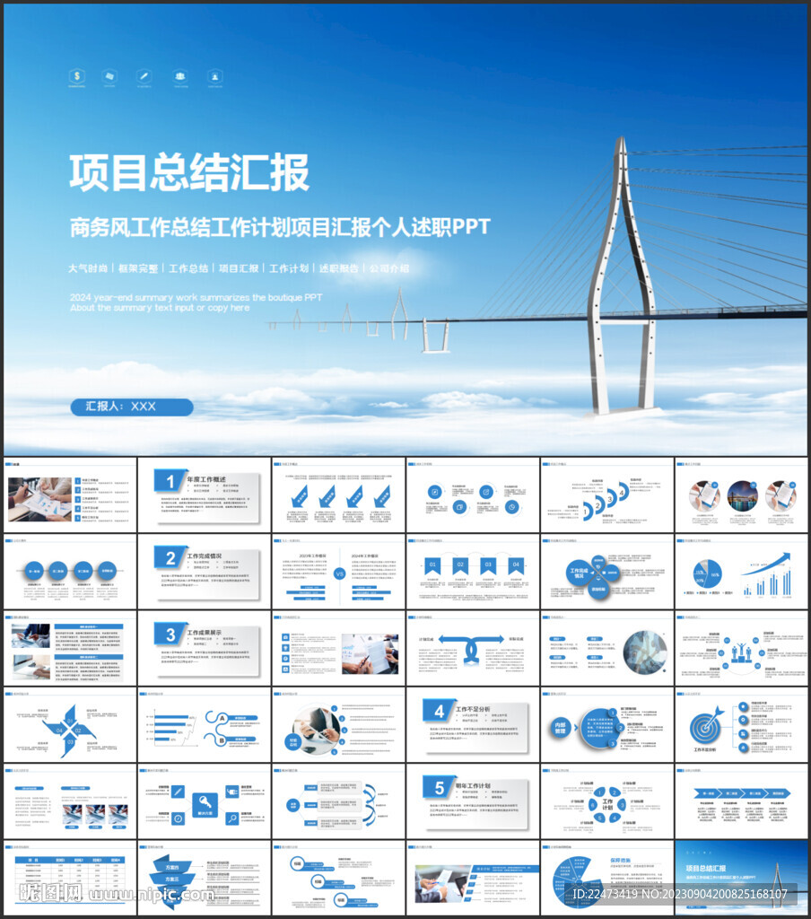 项目汇报总结PPT