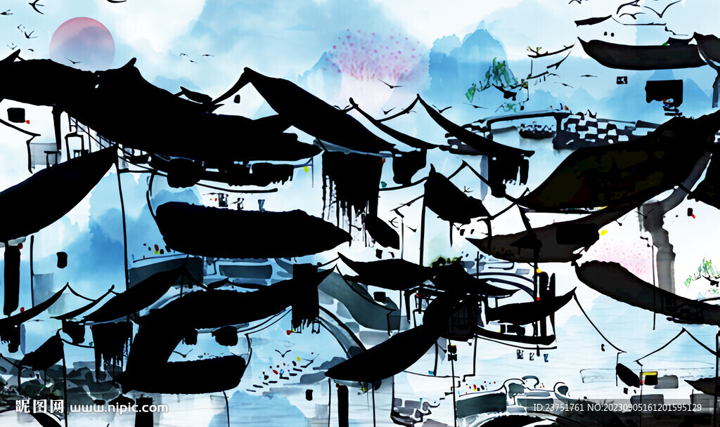 山水 