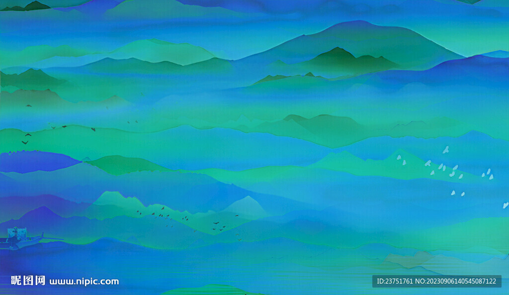 山水 画