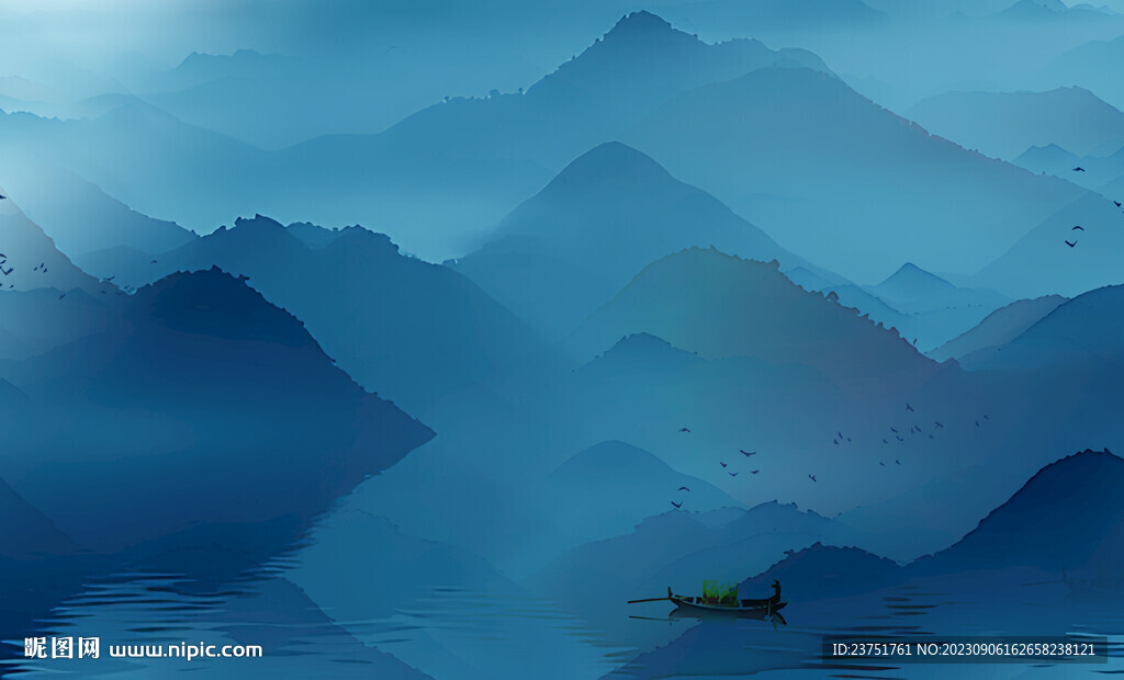 山水 