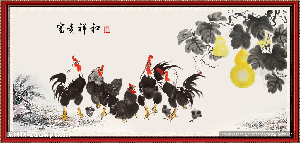 金鸡报晓