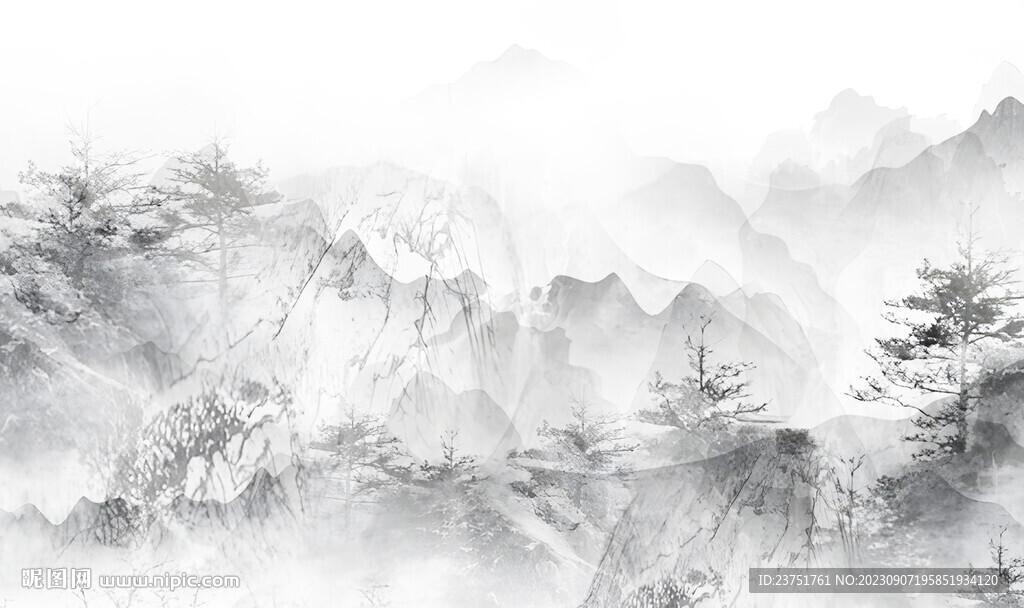 最新山水画