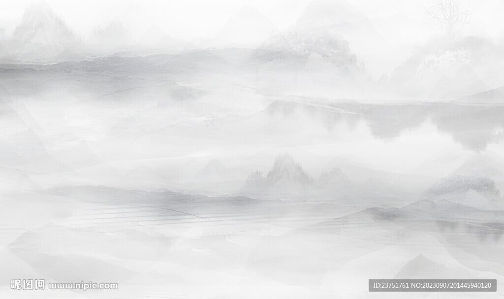 抽象山水