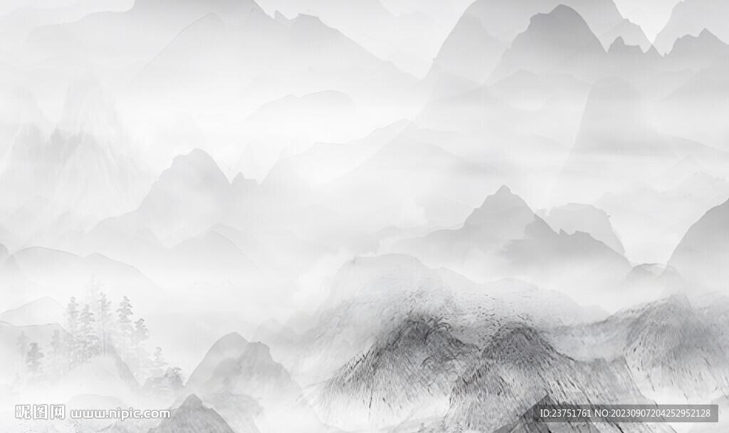 新中式山水 