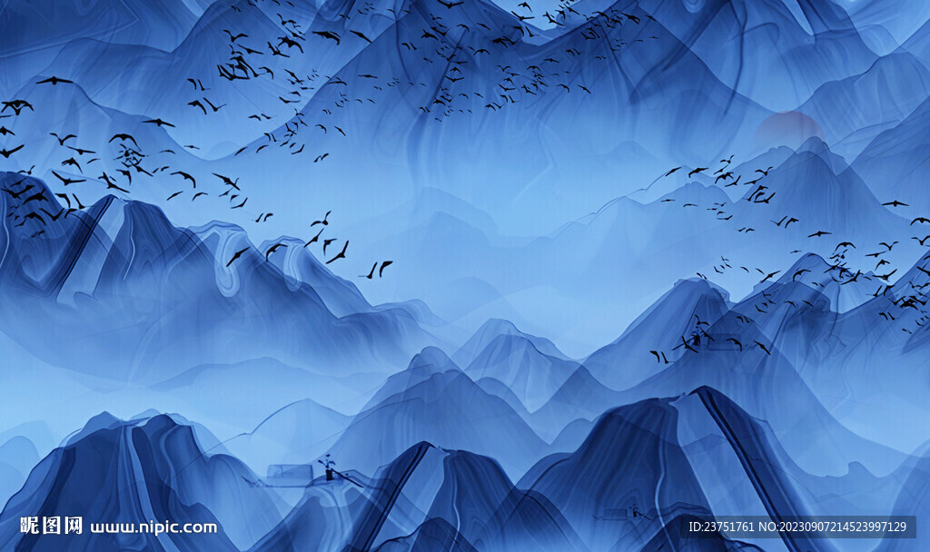 高端山水画 