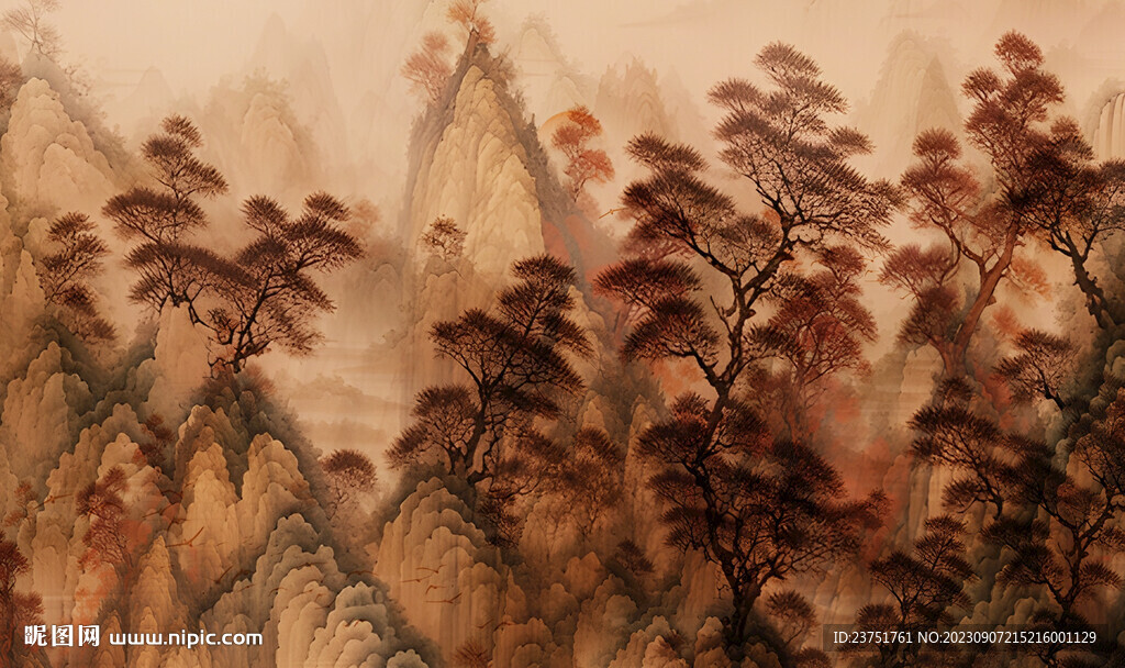 高端山水画