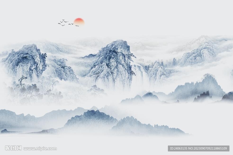 新中式背景墙