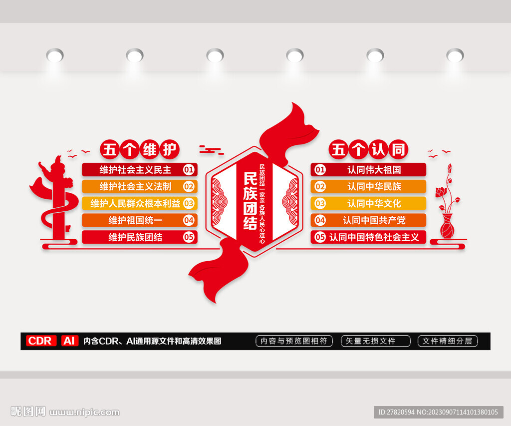 民族团结文化墙