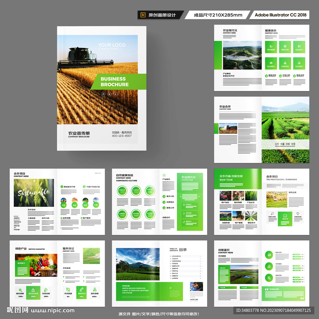 农业合作社画册