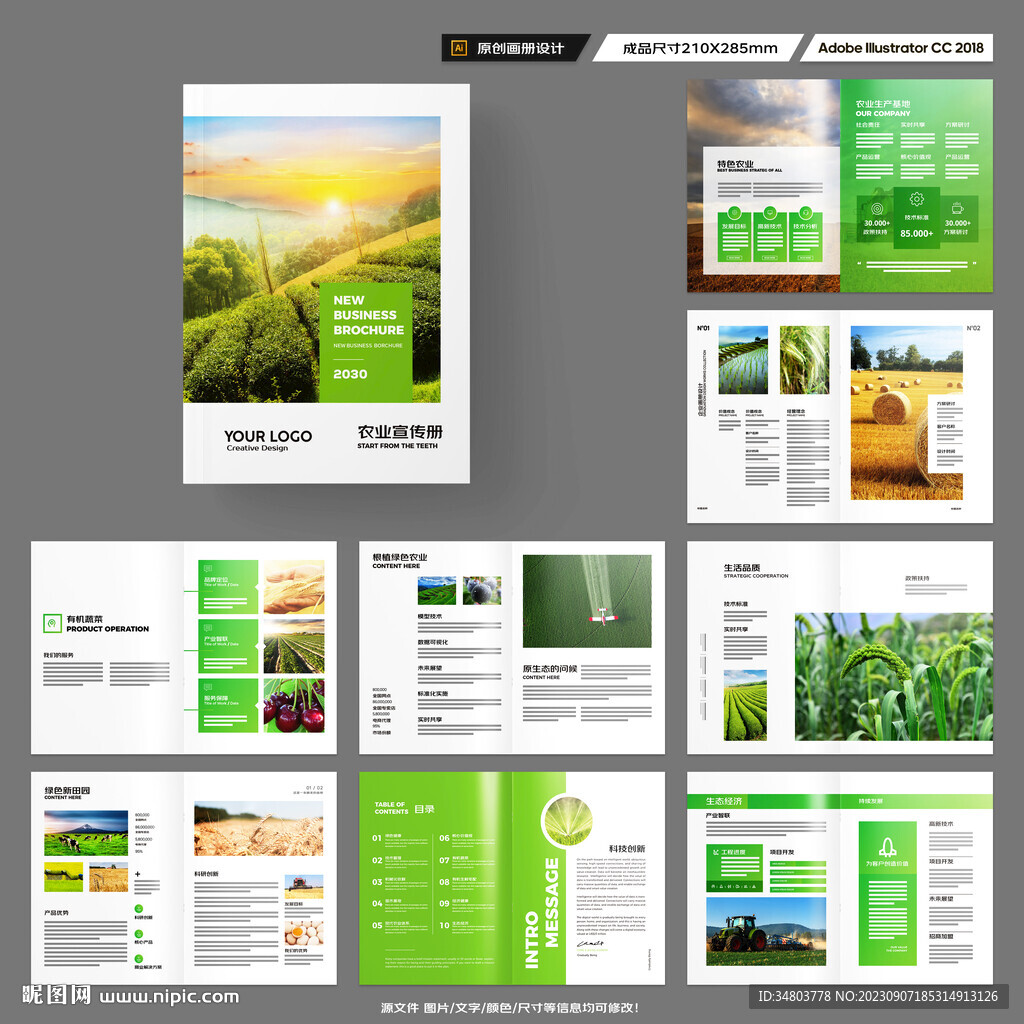 农业合作社画册