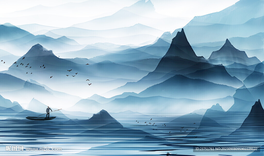山水 