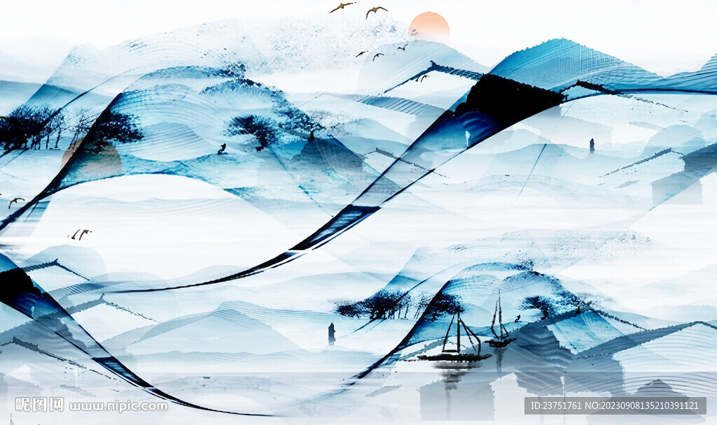 高端山水画