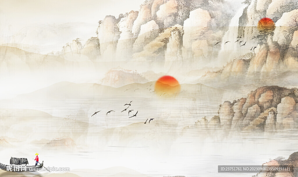 高端山水画