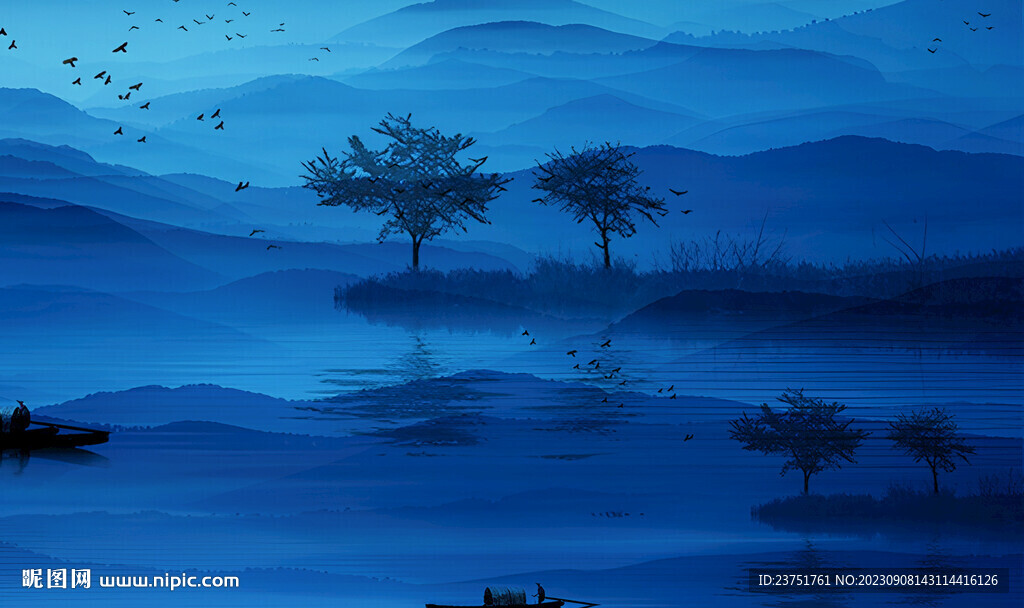 新中式背景
