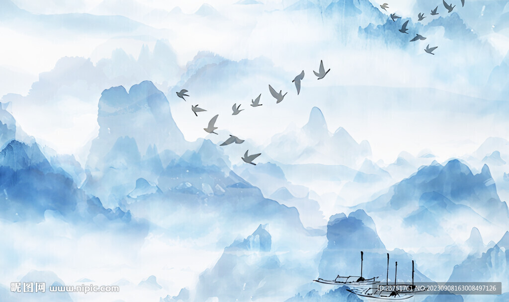 山水 