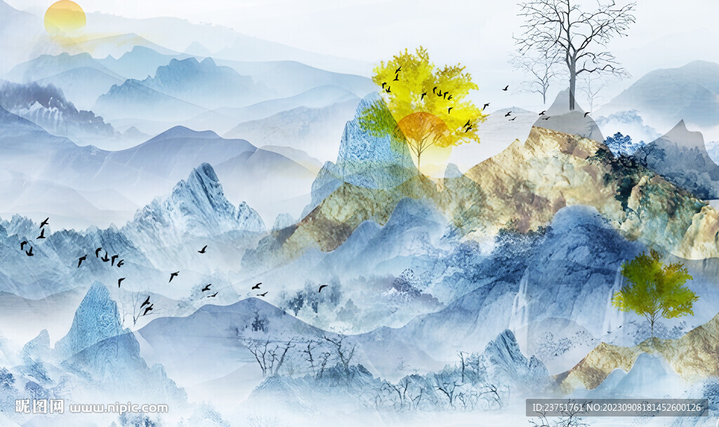山水画 