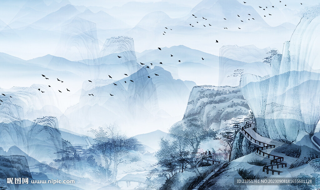 山水画 
