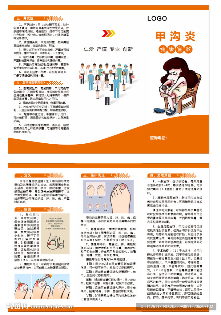 甲沟炎健康宣教