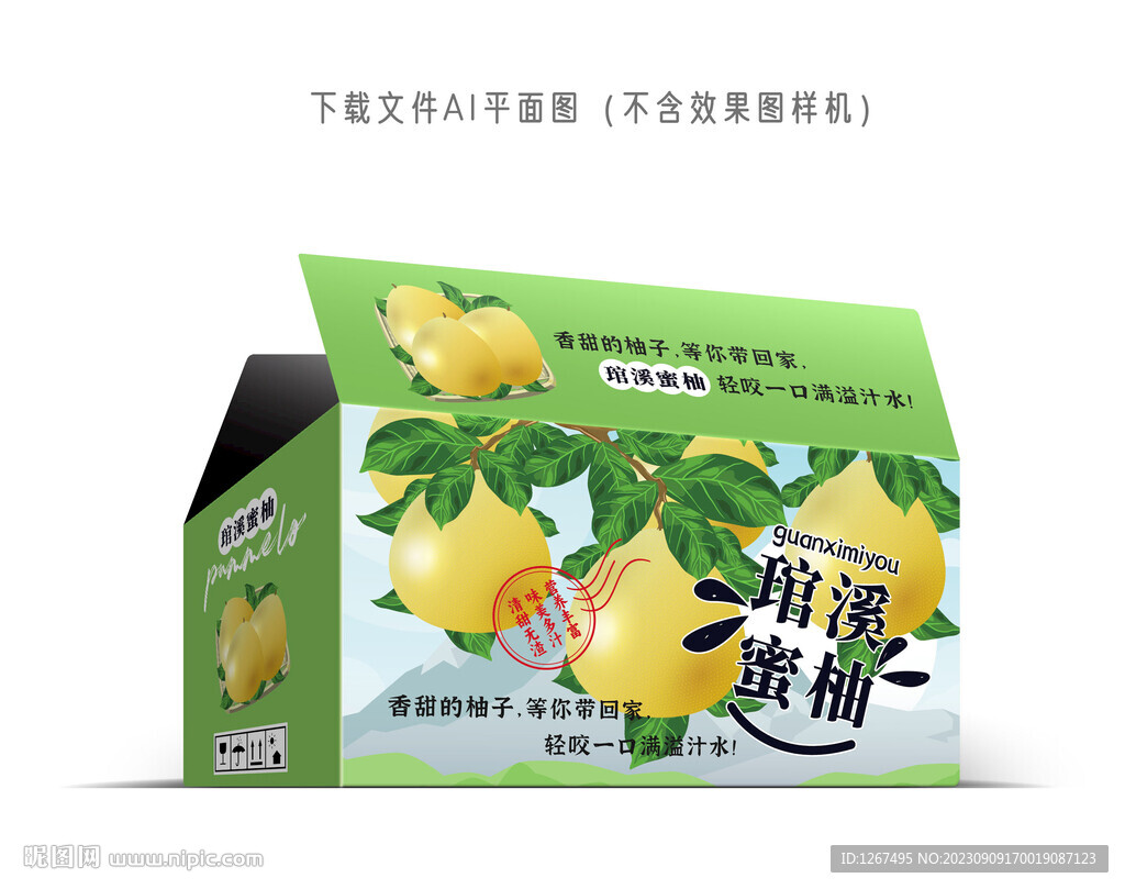  琯溪蜜柚彩盒
