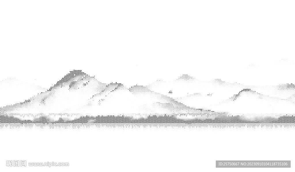 点状山