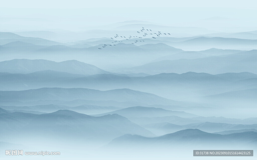 新中式山水画