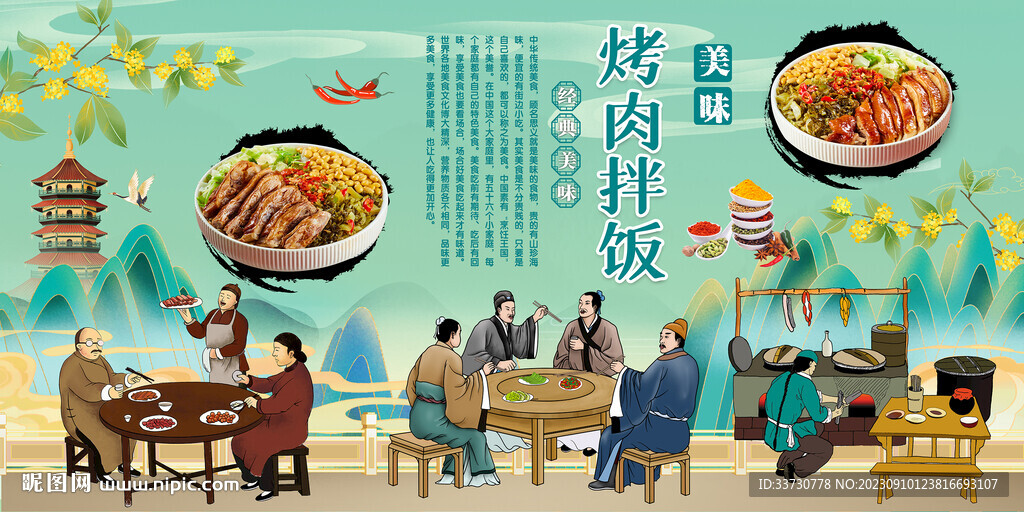 烤肉拌饭