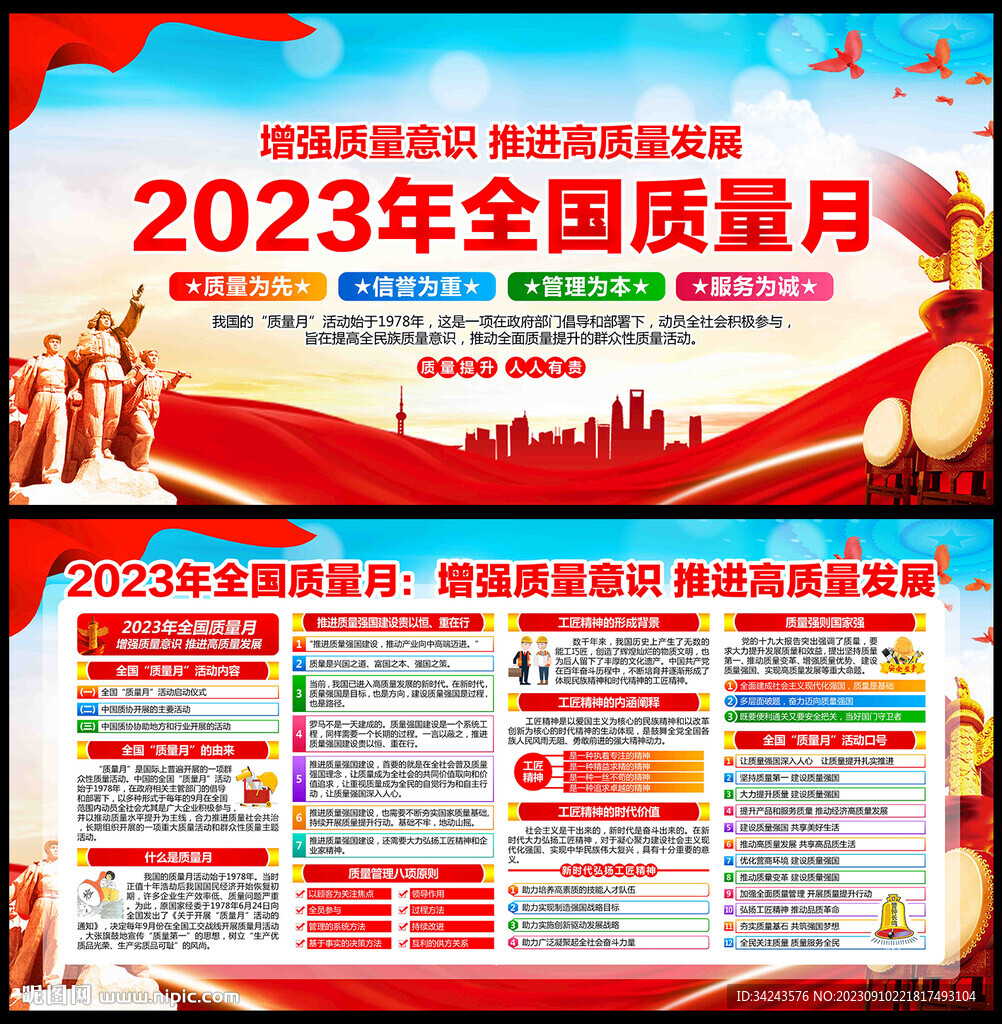 2023年质量月宣传栏