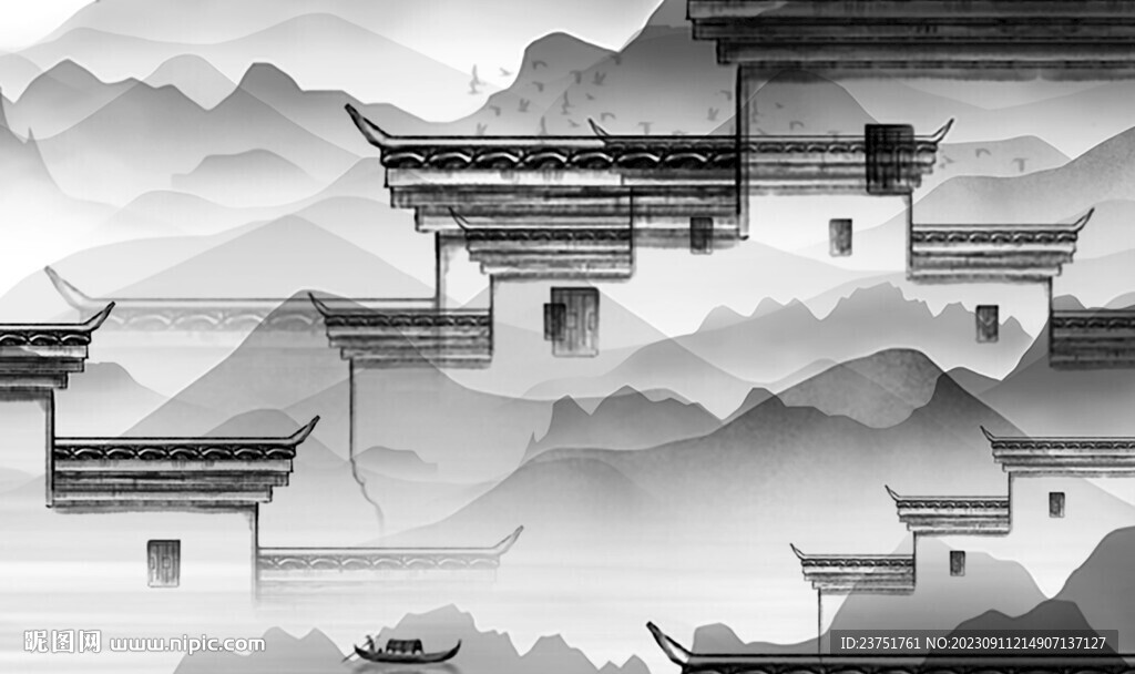 山水 