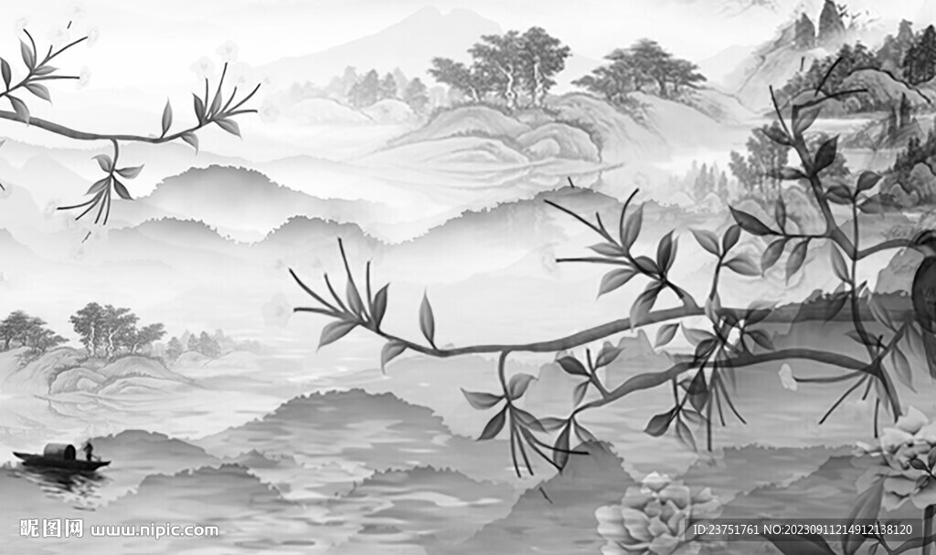 山水 