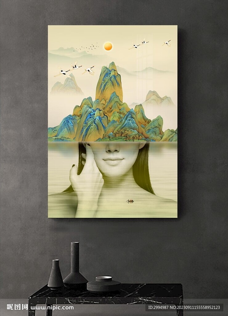 美女装饰画